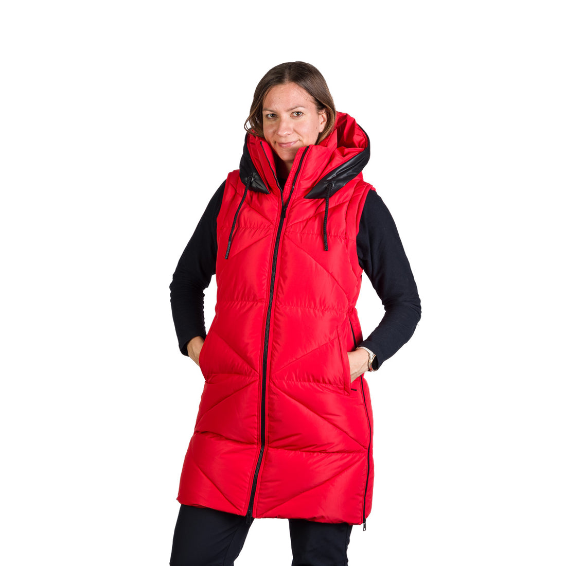 Women's warm quilted vest JERRI