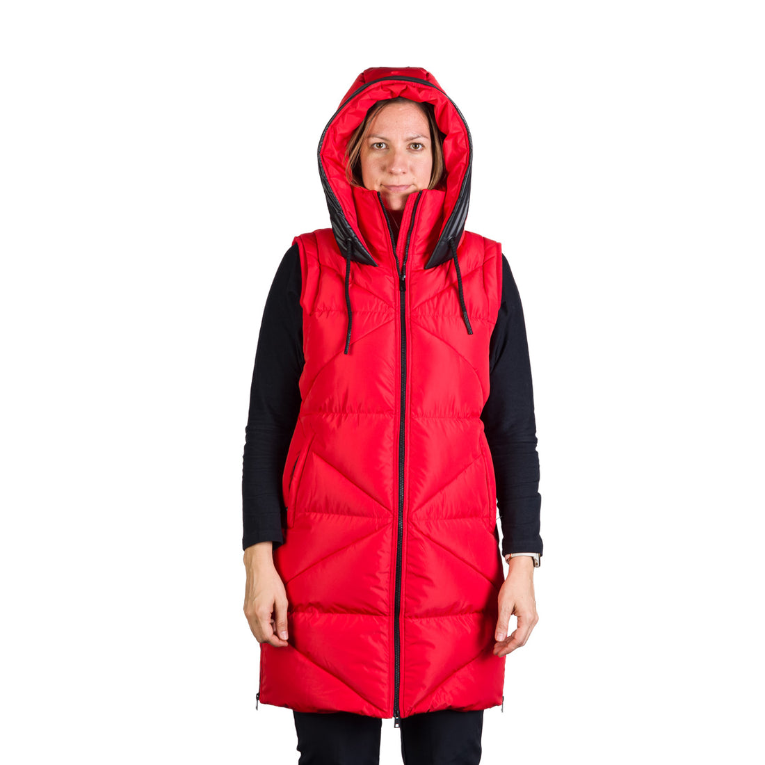 Women's warm quilted vest JERRI