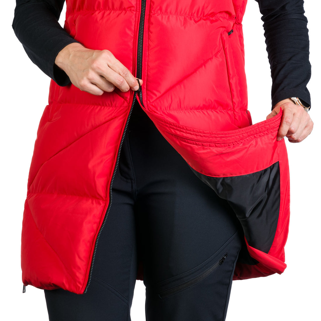 Women's warm quilted vest JERRI