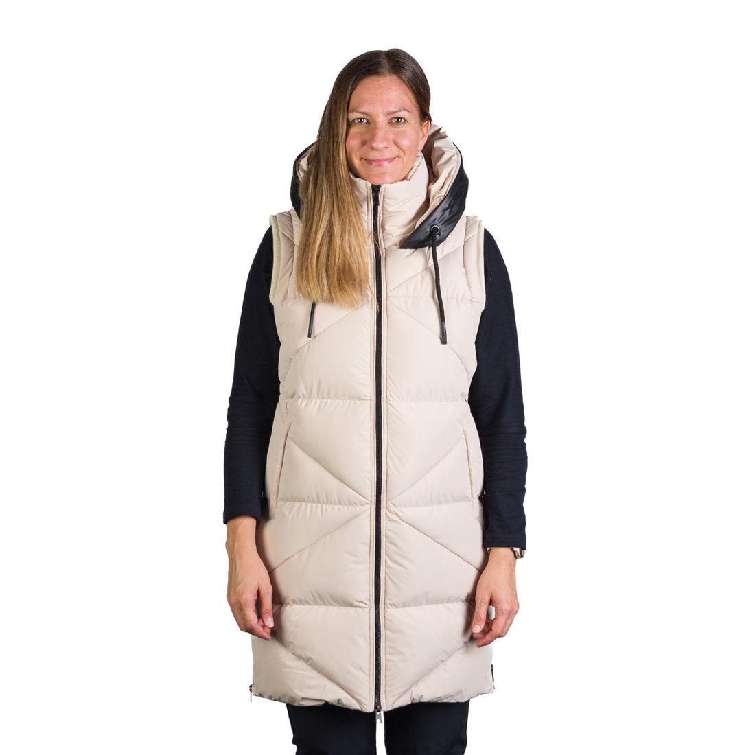 Women's warm quilted vest JERRI