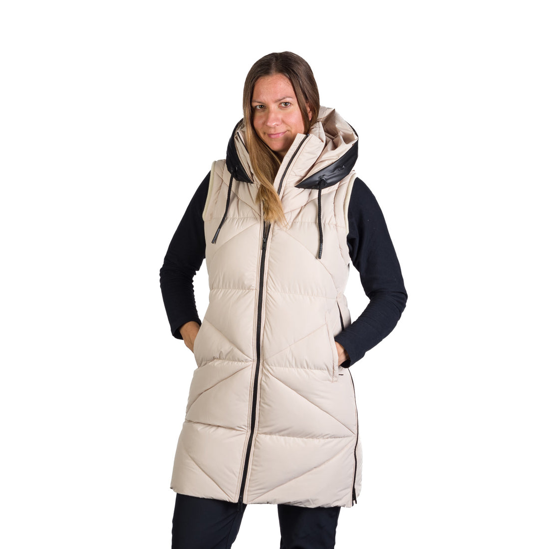 Women's warm quilted vest JERRI