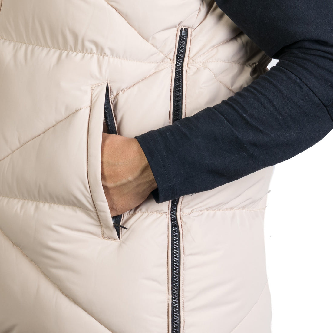 Women's warm quilted vest JERRI